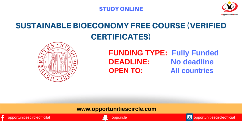 Sustainable Bioeconomy Free Course