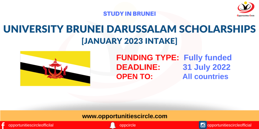 University Brunei Darussalam Scholarships