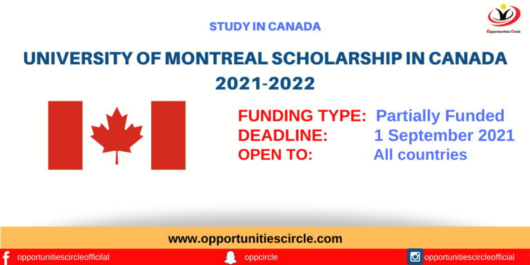 University of Montreal Scholarship