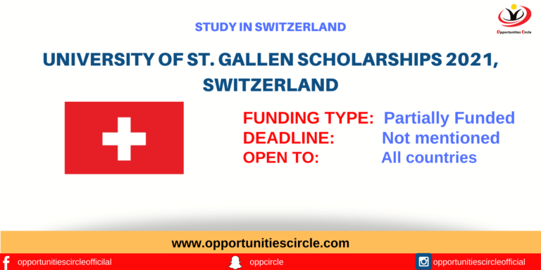 University of St. Gallen Scholarships
