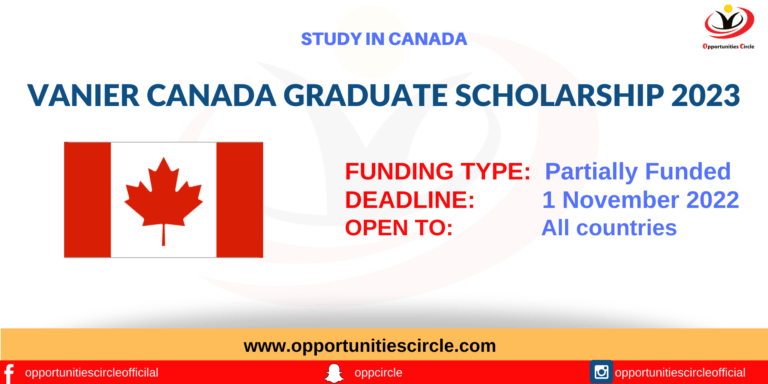 Vanier Canada GRADUATE scholarship