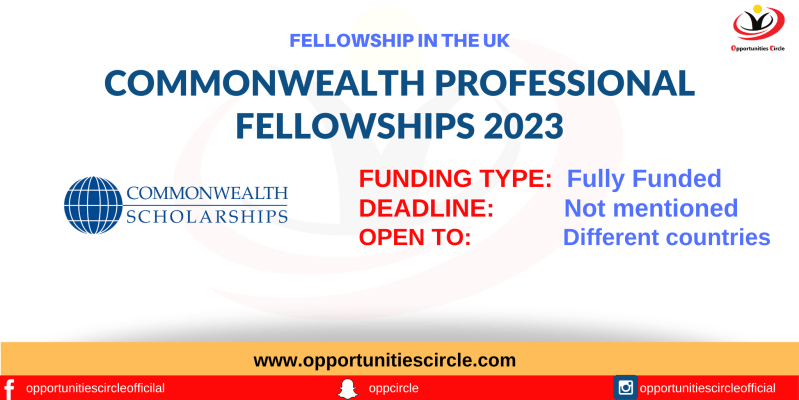 Commonwealth Professional Fellowships 2023