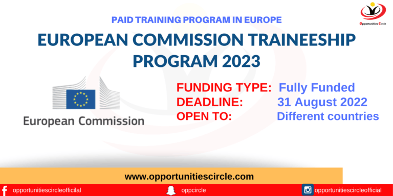 European Commission Traineeship Program 2023