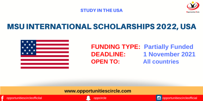 MSU international Scholarships