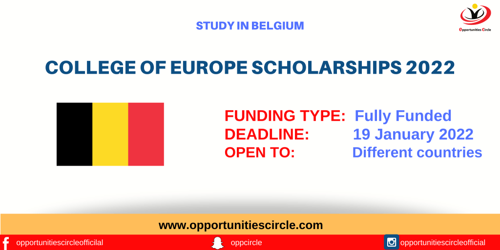 College of Europe Scholarships