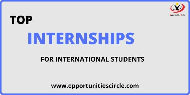 Top Internships for International students