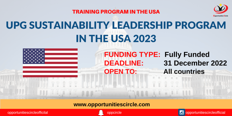 UPG Sustainability Leadership Program in USA