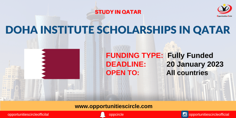 Doha Institute Scholarships 2023 in Qatar