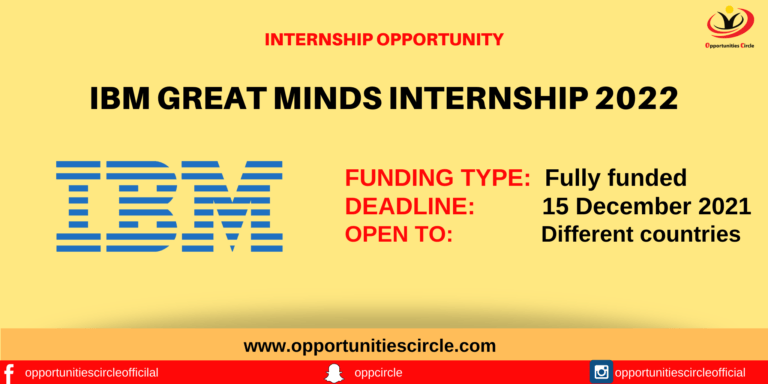 IBM Great Minds Internship