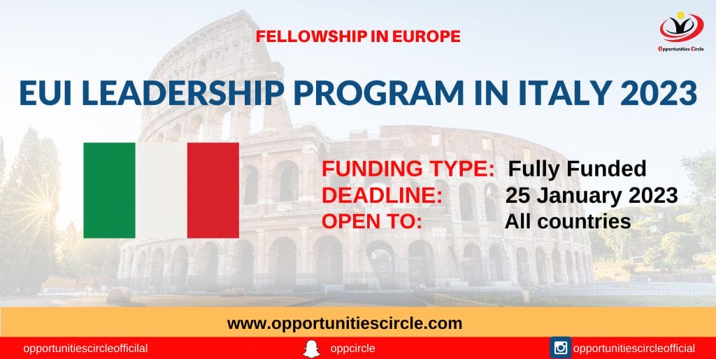 EUI Leadership Program in Italy