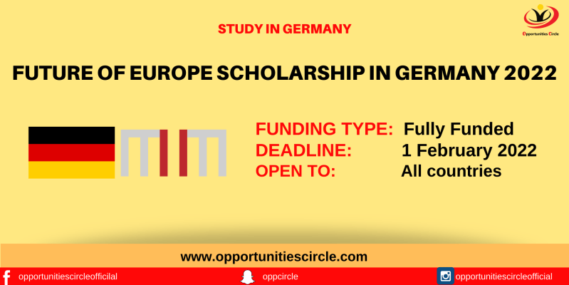 Future of Europe Scholarship