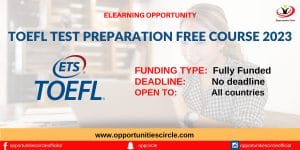 TOEFL Test Preparation Free Course 2023
