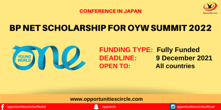 Net Scholarship for OYW summit