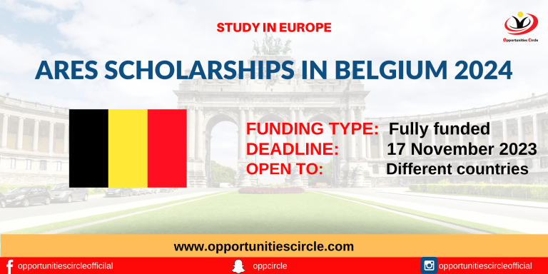 ARES Scholarships in Belgium 2024