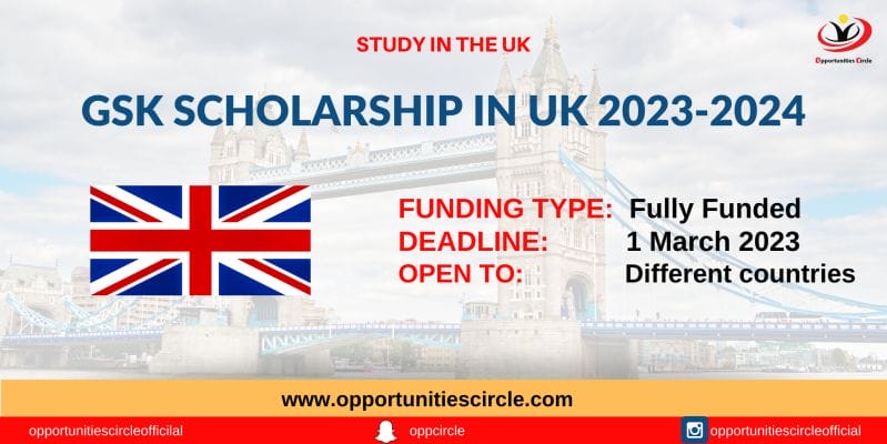 GSK Scholarship in UK