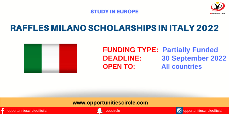 Raffles Milano Scholarships