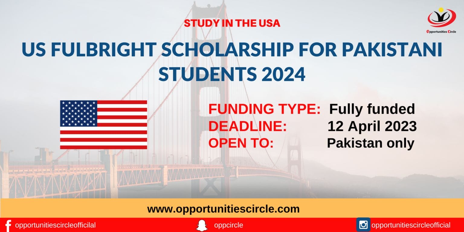 phd scholarships in usa for pakistani students