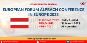 European Forum Alpbach Conference