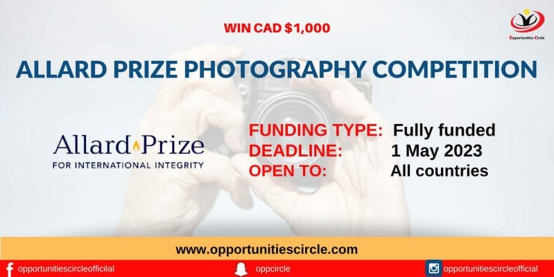 Allard Prize Photography Competition 2023