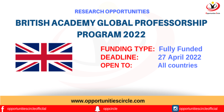 British Academy Global Professorship Program