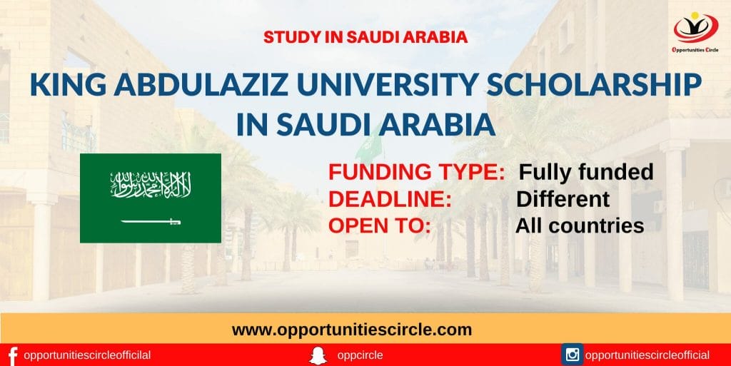 King AbdulAziz University Scholarship 2023