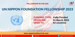 UN Nippon Foundation Fellowship 2023 in the USA