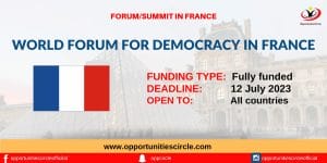 World Forum for Democracy 2023