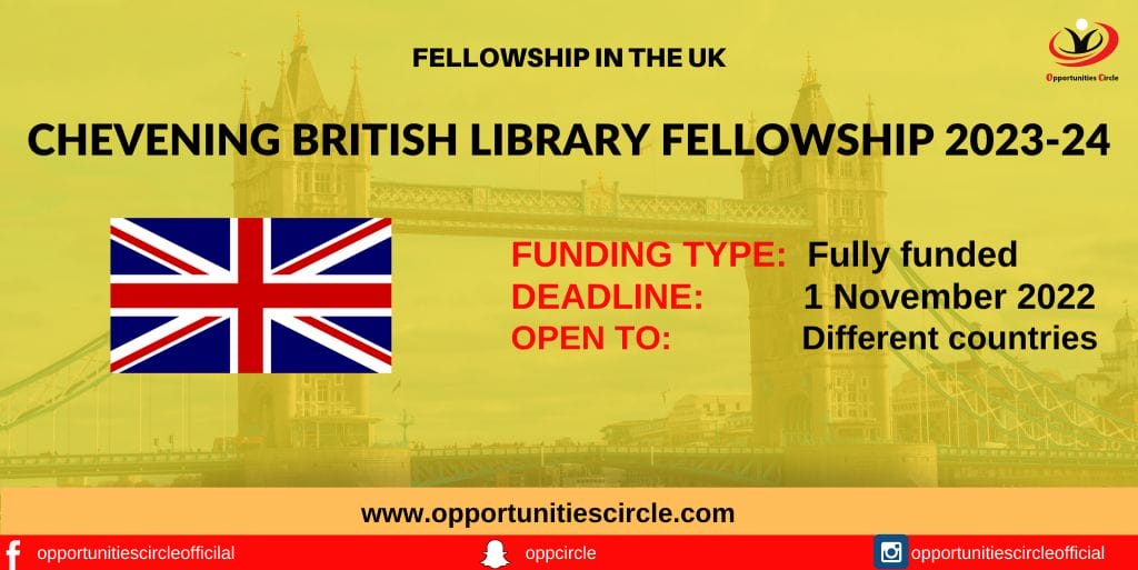 Chevening British Library Fellowship