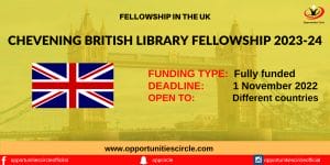 Chevening British Library Fellowship