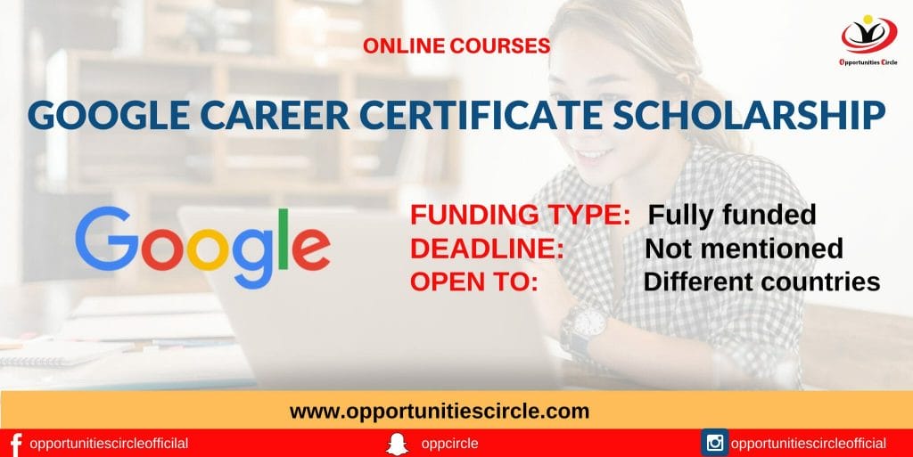 Google Career Certificate Scholarship for Pakistani Students