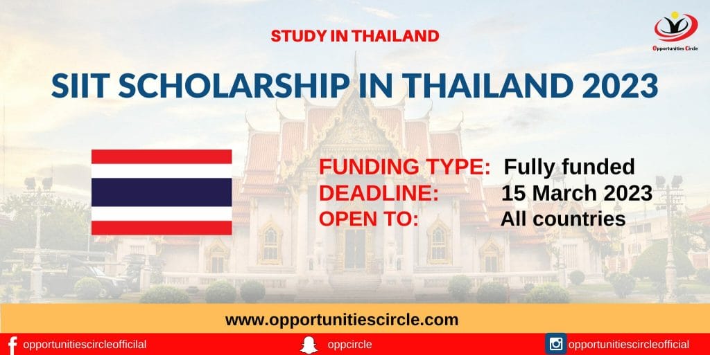 SIIT Thailand Scholarship