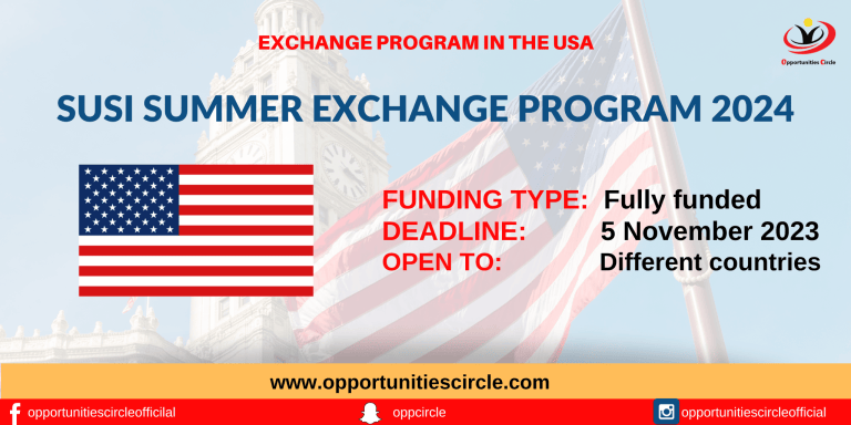 SUSI Summer Exchange Program 2024