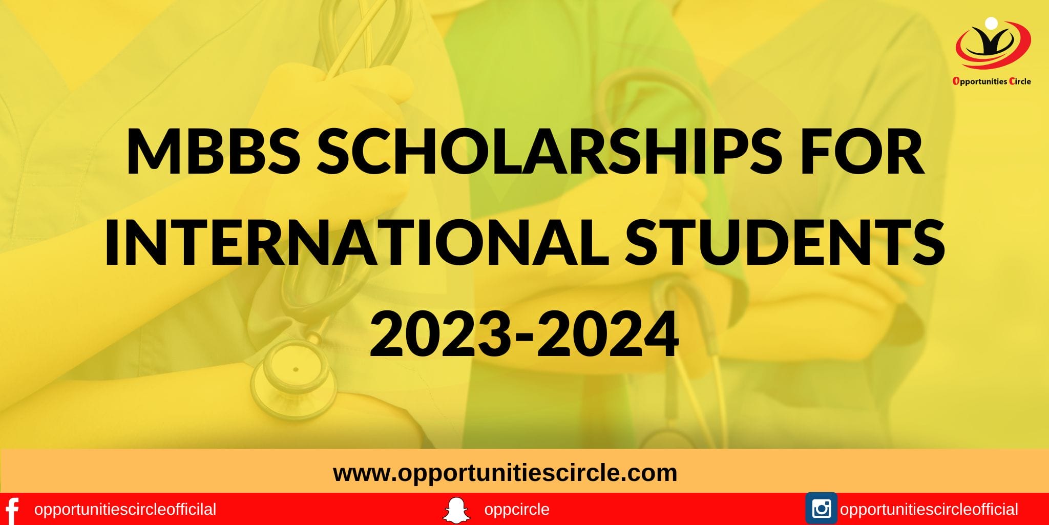 MBBS Scholarships for International Students 2023-2024 - Opportunities