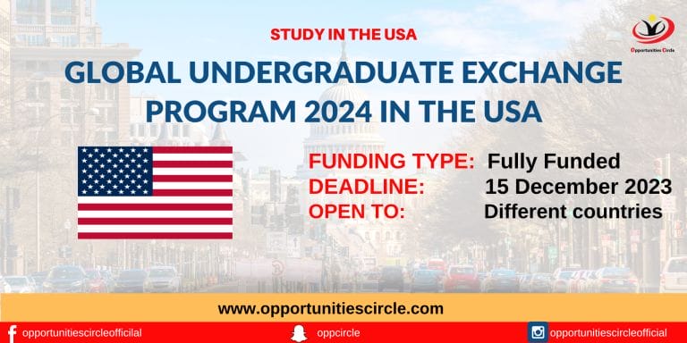 Global Undergraduate Exchange Program 2024 in usa