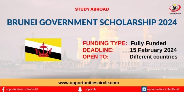 Brunei Government Scholarship 2024-2025
