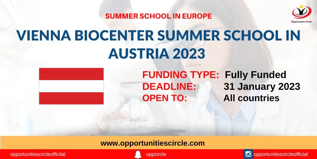 Vienna BioCenter Summer School in Austria