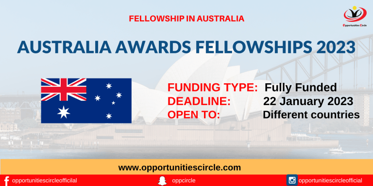 Australia Awards Fellowships 2023