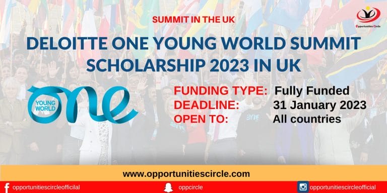 Deloitte One Young World Summit Scholarship