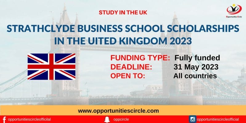 Strathclyde Business School Scholarships in UK