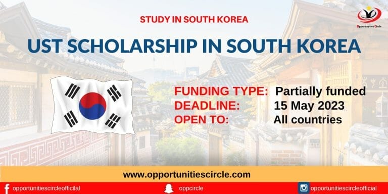 UST Scholarship in South Korea 2023-2024