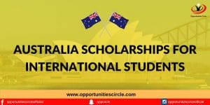 Australia scholarships for International Students
