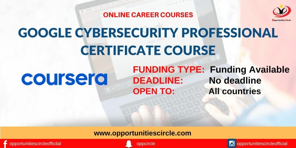 Google Cybersecurity Professional Certificate Course