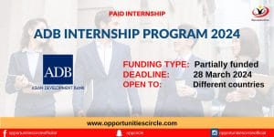 ADB Internship Program 2024