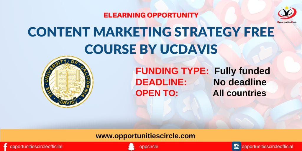 Content Marketing Strategy Free Course by UCDavis