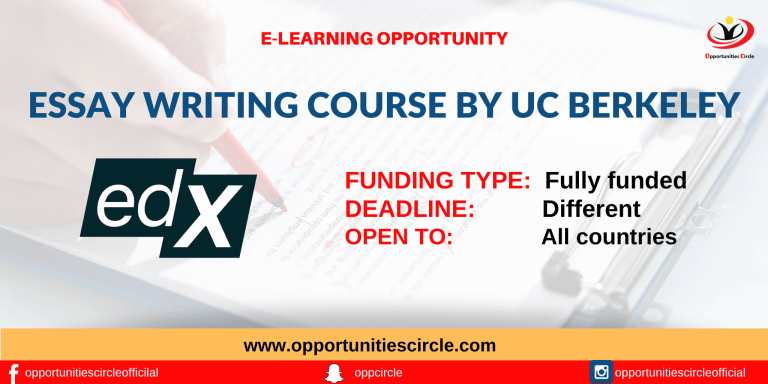 Essay Writing Course by UC Berkeley