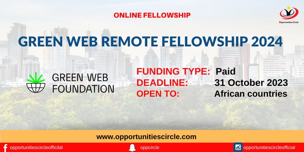 Green Web Fellowship 2024