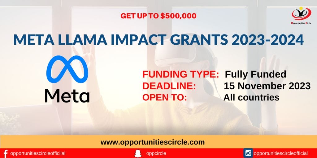 Meta Llama Impact Grants