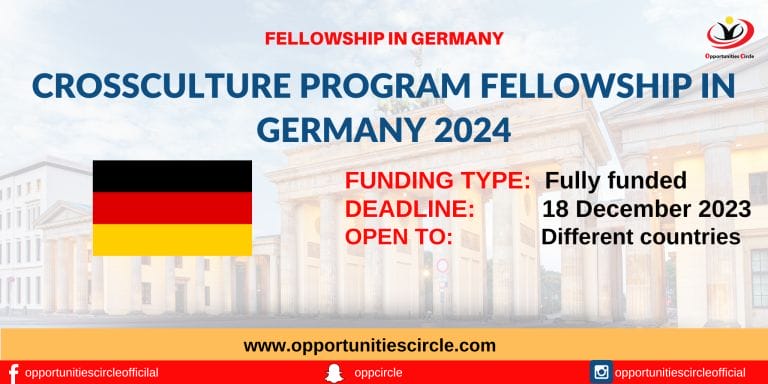 CrossCulture Program Fellowship in Germany 2024