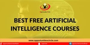 Free Artificial Intelligence Courses