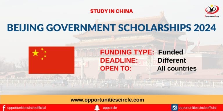 Beijing Government Scholarships 2024